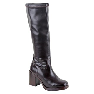 Foto 1 | Foto 1 | Botas Altas Exterior Piel Vegana Color Café Para Mujer De Rbcollection