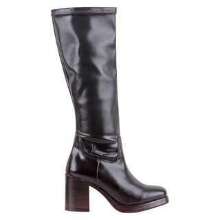 Foto 2 | Foto 2 | Botas Altas Exterior Piel Vegana Color Café Para Mujer De Rbcollection