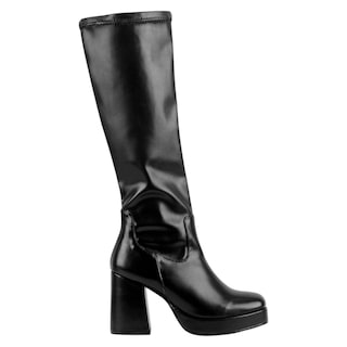 Foto 2 | Foto 2 | Botas Altas Exterior Piel Vegana Color Negro Para Mujer De Rbcollection