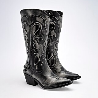 Foto 2 | Foto 2 | Moramora Bota Para Mujer Latte Negro