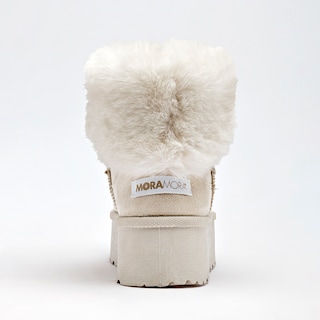 Foto 2 | Foto 2 | Moramora Bota Para Mujer Beige Blanco