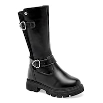 Moramora Bota Para Niña Negro