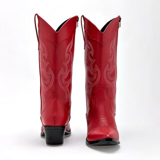 Foto 3 | Foto 3 | Moramora Bota Para Mujer Rojo