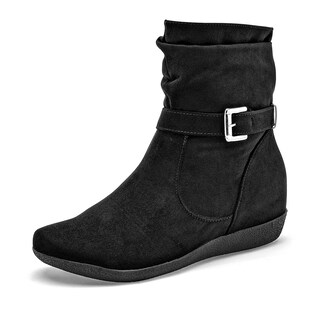 Foto 1 | Foto 1 | Via Victoria Bota Para Mujer Negro Cuña Oculta