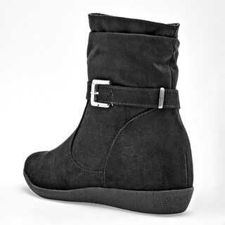 Foto 3 | Foto 3 | Via Victoria Bota Para Mujer Negro Cuña Oculta