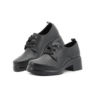 Foto 1 | Foto 1 | Zapato Mocasines Greenlove Para Mujer Con Tacon Ancho Negro Negro