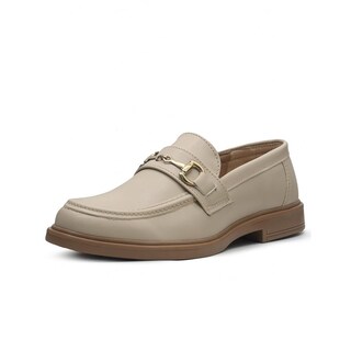 Foto 4 | Foto 4 | Zapato Mocasin Greenlove Para Mujer Oficina Antiderrapante Beige