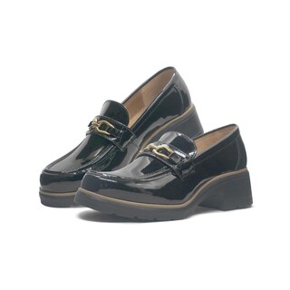 Foto 2 | Foto 2 | Mocasin Greenlove Para Mujer Formal Con Plataforma Slip On Negro