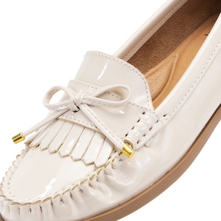 Foto 7 | Foto 7 | Mocasín Original Penguin Style Malva Hueso Para Mujer