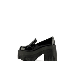 Foto 3 | Foto 3 | Mocasines Loafer Moda Plataforma 11cm De Mujer Walki Gianna Negro