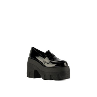 Foto 2 | Foto 2 | Mocasines Loafer Moda Plataforma 11cm De Mujer Walki Gianna Negro