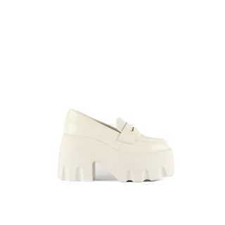 Foto 1 | Foto 1 | Mocasines Loafer Moda Plataforma 11cm De Mujer Walki Gianna Blanco
