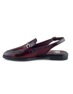Foto 4 | Foto 4 | Mocasín Mule Vino Para Mujer Con Hebilla Y Tacón Bajo