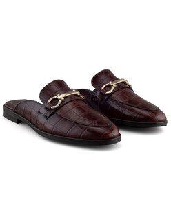 Foto 8 | Foto 8 | Zapato Tipo Mule Café Para Mujer Con Adorno Metálico