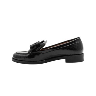 Foto 2 | Foto 2 | Mocasin Para Mujer Salamandra Color Charol Negro 22-26 Negro