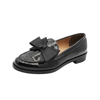 Foto 4 | Foto 4 | Mocasin Para Mujer Salamandra Color Charol Negro 22-26 Negro