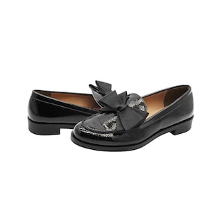 Foto 5 | Foto 5 | Mocasin Para Mujer Salamandra Color Charol Negro 22-26 Negro