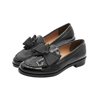 Foto 6 | Foto 6 | Mocasin Para Mujer Salamandra Color Charol Negro 22-26 Negro