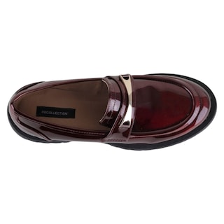 Foto 3 | Foto 3 | Mocasines Exterior Charol Color Rojo Para Mujer De Rbcollection