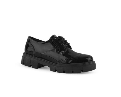 Foto 1 | Foto 1 | Mocasin Color Negro Agujeta Material Charol