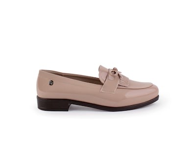 Foto 2 | Foto 2 | Mocasin Color Nude Moño Material Charol