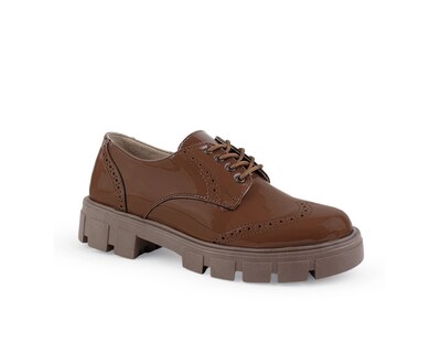 Foto 1 | Foto 1 | Mocasin Color Cafe Agujeta Material Charol