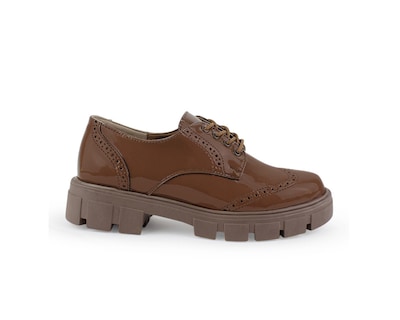 Foto 2 | Foto 2 | Mocasin Color Cafe Agujeta Material Charol