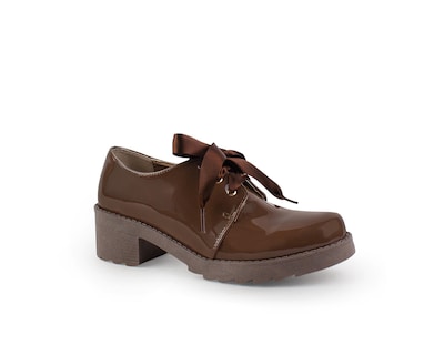 Foto 1 | Foto 1 | Mocasin Color Cafe Liston Material Charol