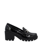 Loafer Mocasín De Charol Para Dama Básico Con Herraje Casual Cherlyn