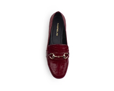 Foto 3 | Foto 3 | Mocasin Color Vino Herraje Material Sintetico