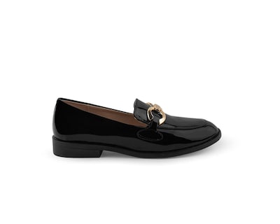 Foto 2 | Foto 2 | Mocasin Color Negro Herraje Material Charol