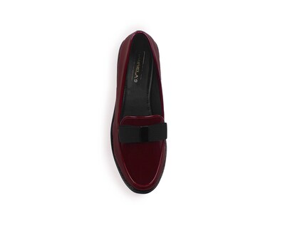Foto 3 | Foto 3 | Mocasin Color Vino Moño Material Charol