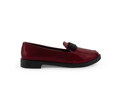 Foto 2 | Foto 2 | Mocasin Color Vino Moño Material Charol