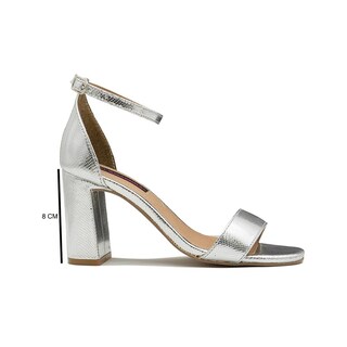 Foto 6 | Foto 6 | Zapatilla Para Mujer Fiesta Vestir Graduación Color Plata Plateado