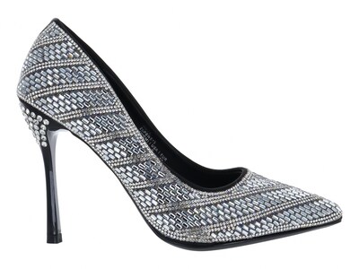 Foto 4 | Foto 4 | Roze Tacones Plateados Para Mujer