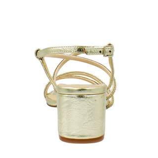 Foto 5 | Foto 5 | Sandalia Para Fiesta Con Tiras De Pedrería Y Tacón Bajito Senties Kaylee