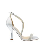 Sandalia De Tacón Con Tiras De Pedrería Senties Gillian