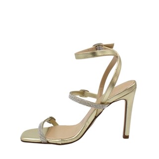 Foto 4 | Foto 4 | Sandalia De Tacón De Fiesta Con Tiras De Pedrería Y Punta Cuadrada Samantha