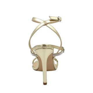 Foto 5 | Foto 5 | Sandalia De Tacón De Fiesta Con Tiras De Pedrería Y Punta Cuadrada Samantha