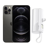 Iphone 12 Pro Max 128gb Gris Reacondicionado + Mini Batería Portátil