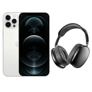 Foto 1 | Foto 1 | Iphone 12 Pro Max 512gb Plata Reacondicionado + Diadema Genérica