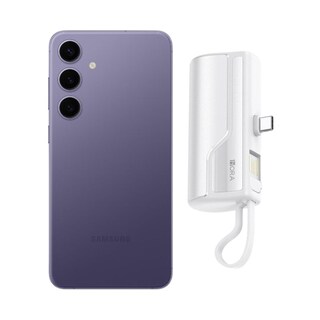 Foto 1 | Foto 1 | Galaxy S24 128gb Morado Reacondicionado + Mini Batería Portátil