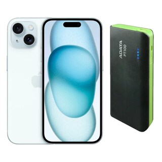 Foto 1 | Foto 1 | Iphone 15 128gb Azul E-sim Reacondicionado + Power Bank 10,000mah