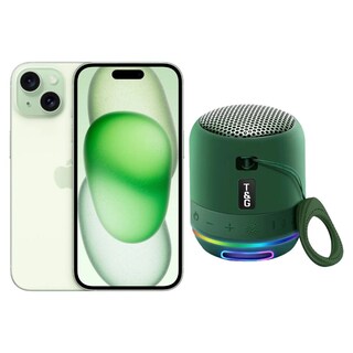 Foto 1 | Foto 1 | Iphone 15 128gb Verde Chip Reacondicionado + Mini Bocina