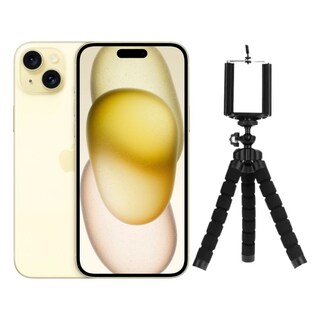 Foto 1 | Foto 1 | Iphone 15 128gb Amarillo E-sim Reacondicionado + Tripode