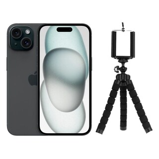 Foto 1 | Foto 1 | Celular Apple iPhone 15 128gb Negro Reacondicionado Grado A+Trípode