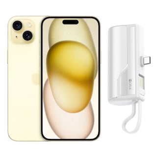 Foto 1 | Foto 1 | Iphone 15 128gb Amarillo Chip Reacondicionado + Mini Power Bank