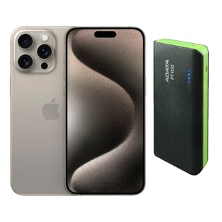 Foto 1 | Foto 1 | iPhone 15 Pro Reacondicionado 128gb Natural E-sim + Power Bank 10,000mah