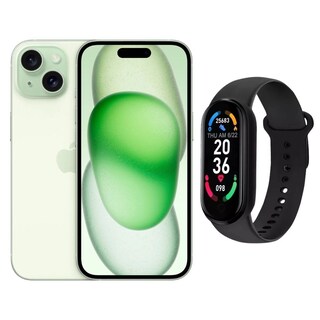 Foto 1 | Foto 1 | Iphone 15 128gb Verde Chip Reacondicionado + Brasalete Genérico