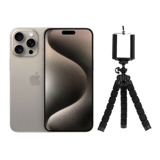 Foto 1 | Foto 1 | Iphone 15 Pro 128gb Natural E-sim Reacondicionado + Tripode